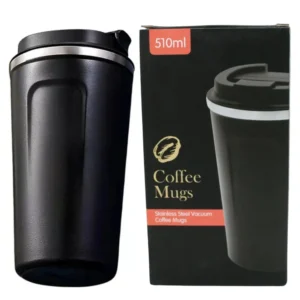 Black 510ML Stainless Steel Vacuum Insulated Thermos Flask Travel Mug with Temperature Display