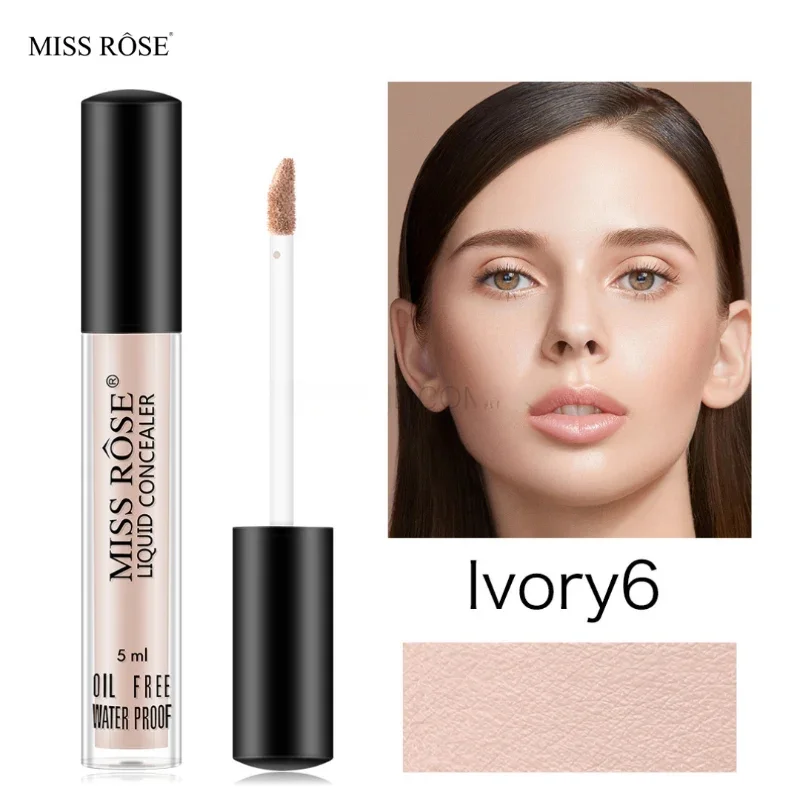MISS ROSE Liquid Concealer | Ivory 6 | Waterproof High-Coverage Formula (5ml) - Image 5