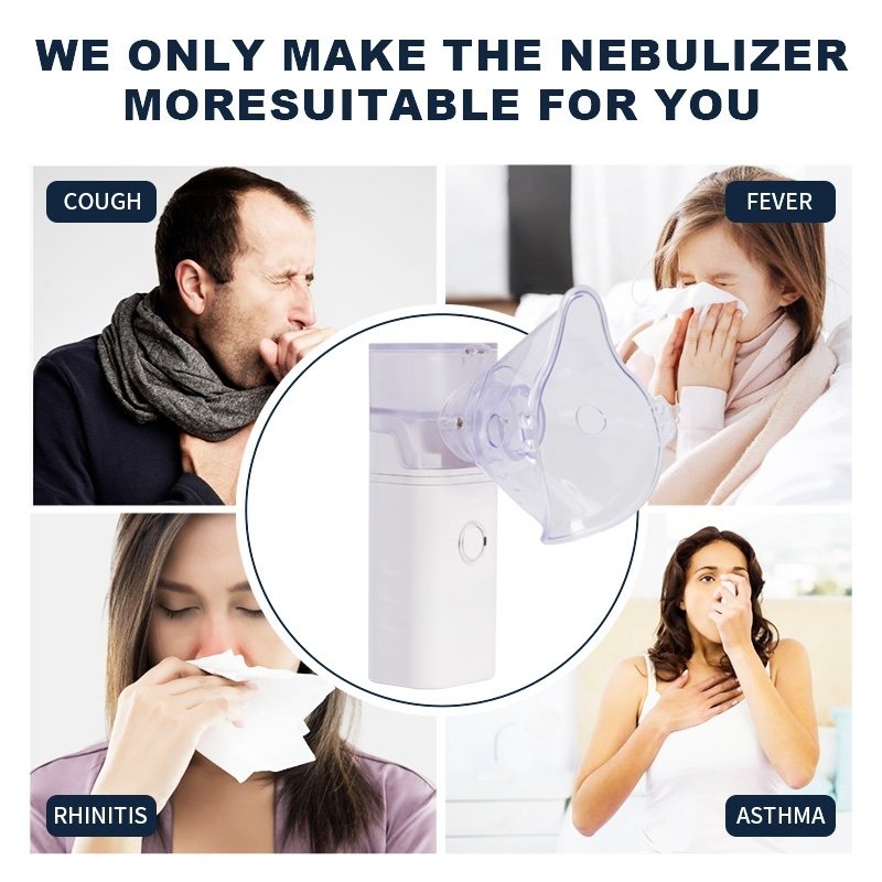 Portable Rechargeable Nebulizer Machine Asthma Inhaler 0.5L for Kids and Adults - Image 5