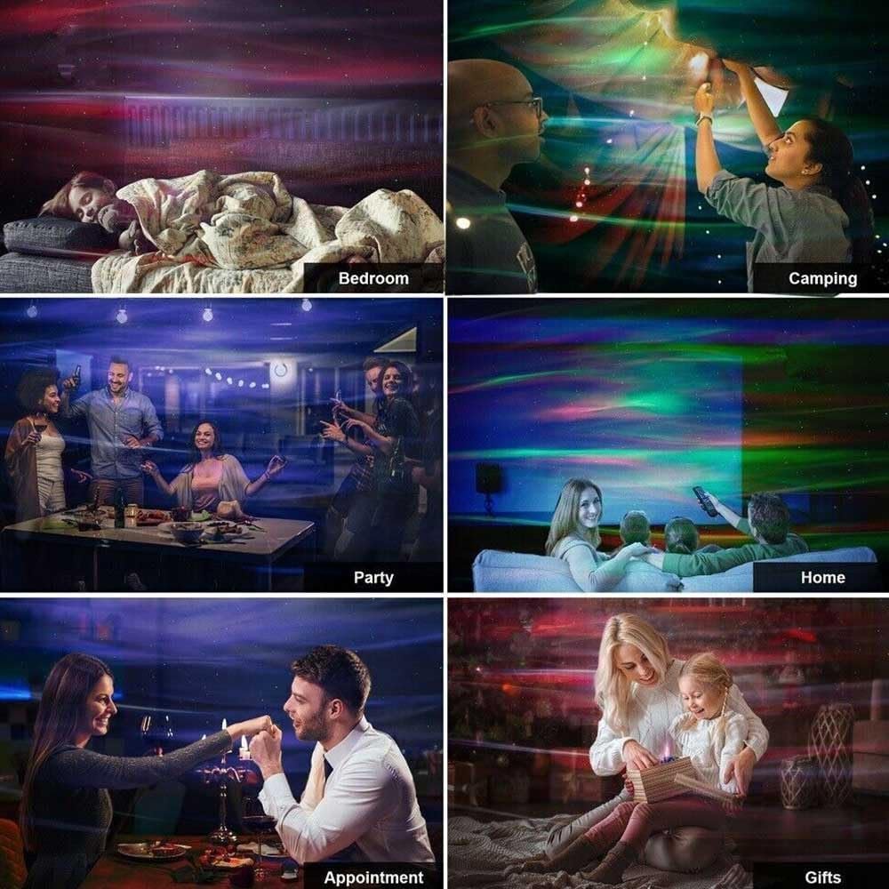 LED Starry Projection Light with Remote Control | A7 LED Starry Projection Light - Image 7