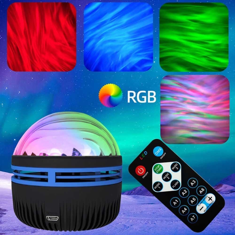 LED Starry Projection Light with Remote Control | A7 LED Starry Projection Light - Image 5