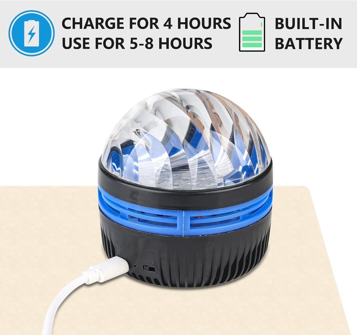 LED Starry Projection Light with Remote Control | A7 LED Starry Projection Light - Image 4