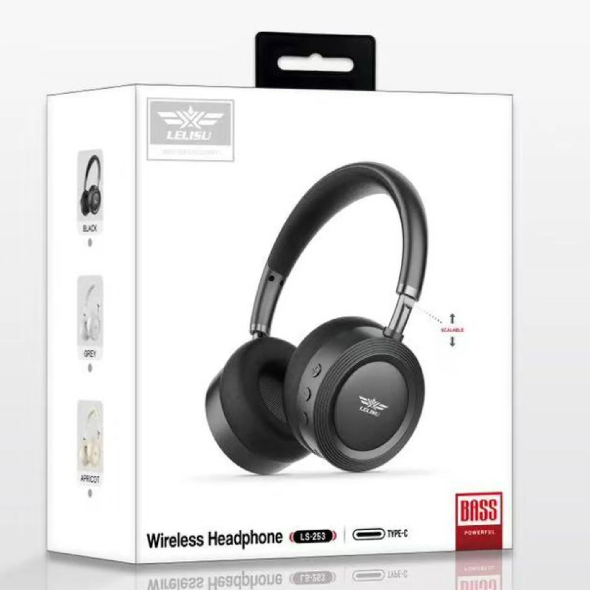 Lelisu LS-253 Wireless Headphones | Bluetooth Over-Ear Headset with Type-C Charging - Image 4