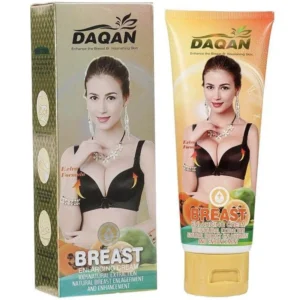 Daqan Papaya Extract Breast Enlarging Cream  | Organic Breast Enhancement & Skin Elasticity Booster