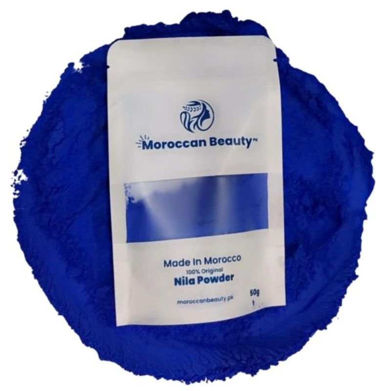 Moroccan Beauty Blue Nila Powder 50g | Skin Whitening, Anti-Inflammatory & Hydrating - Image 2