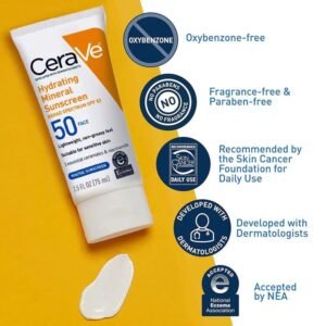 CeraVe 4-in-1 Skincare Kit | Cleanser, Serum, Sunblock & Night Cream | Dermatologist-Approved Routine